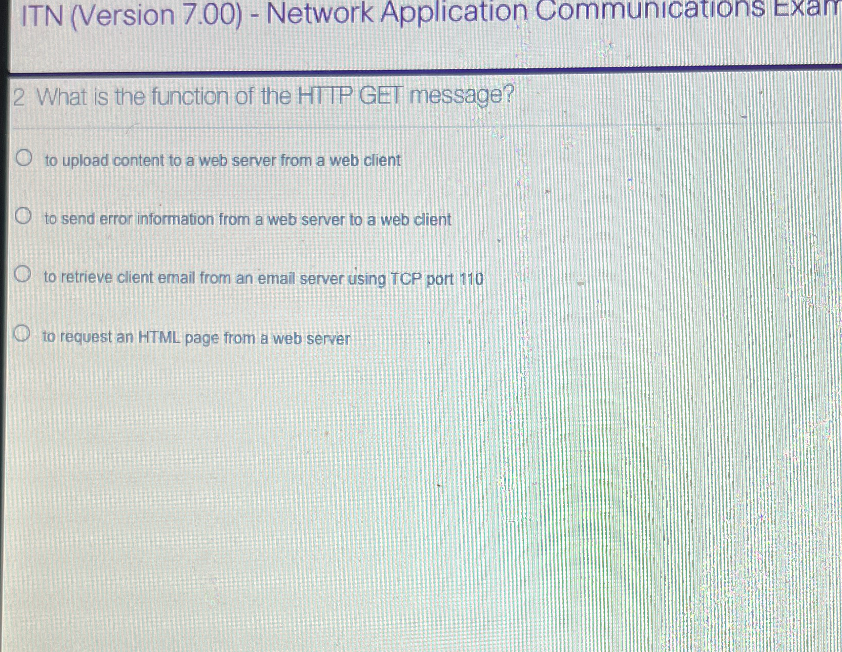 ITN ( Version 7 . 0 0 ) - Network Application