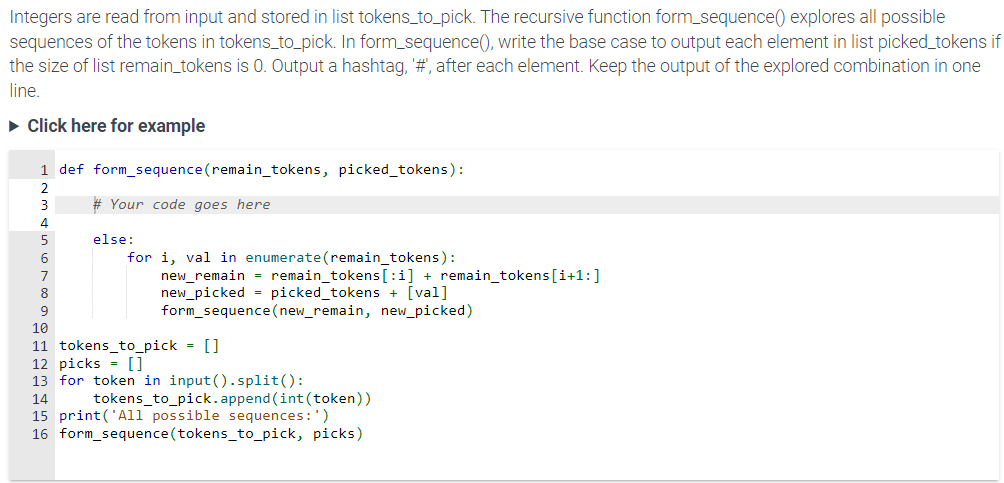 In Python Integers are read from input and stored