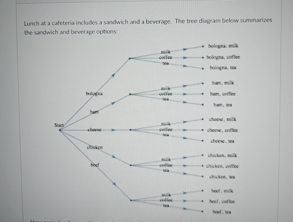 Lunch at a cafeteria includes a sandwich and a