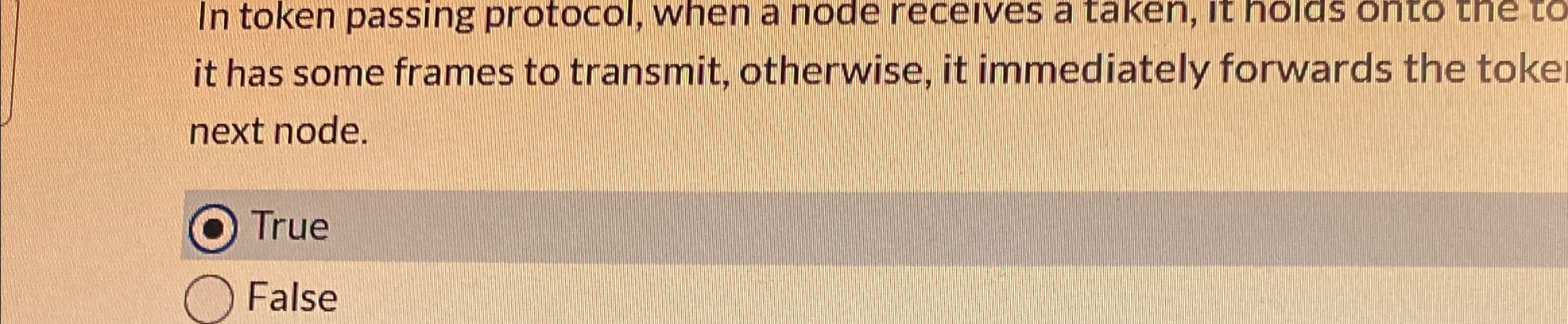 it has some frames to transmit, otherwise, it