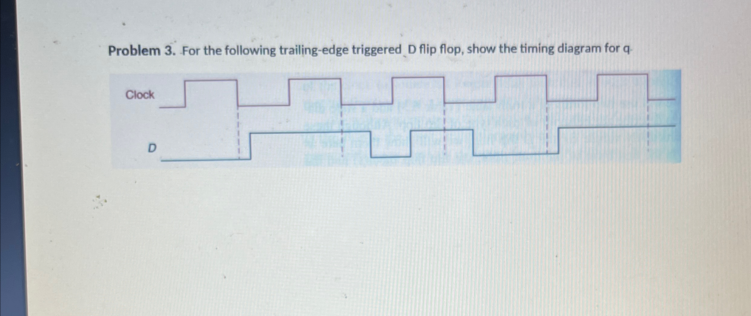 Problem 3 . For the following trailing - edge
