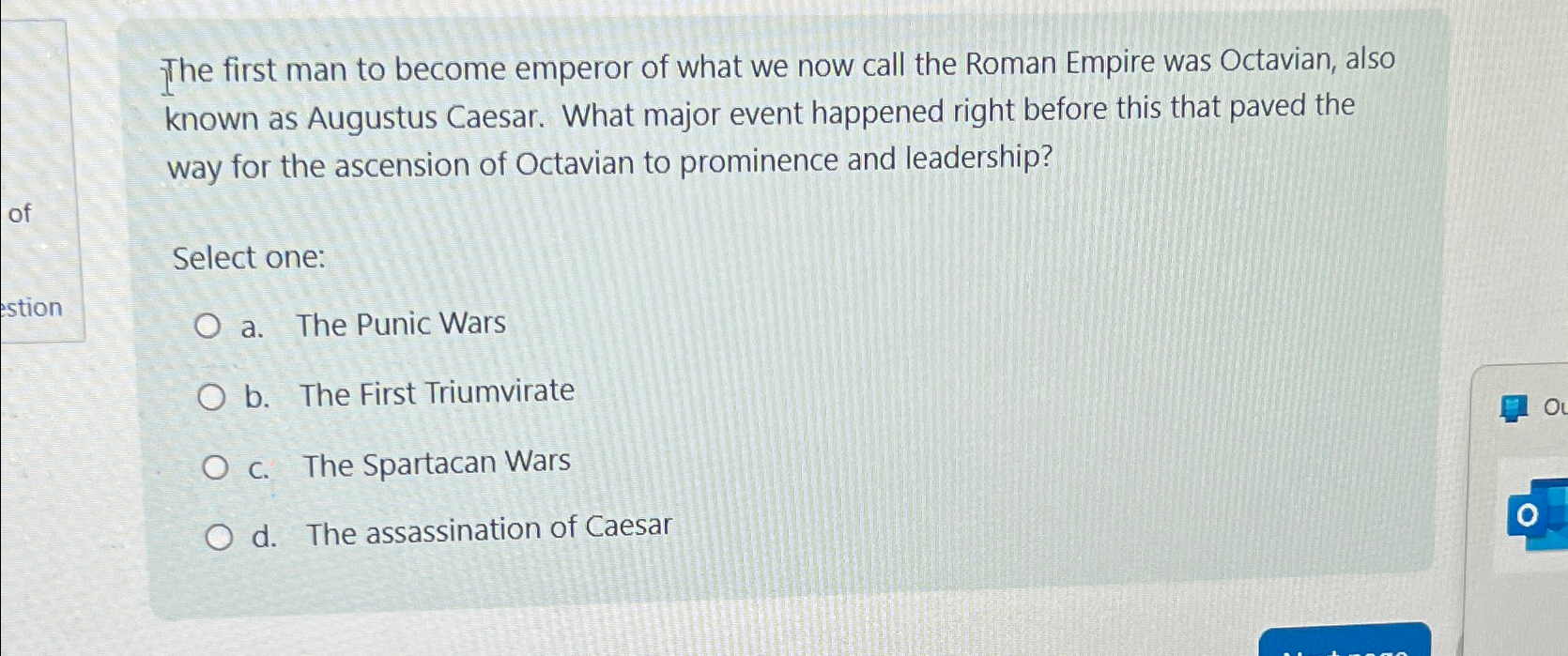 The first man to become emperor of what we now