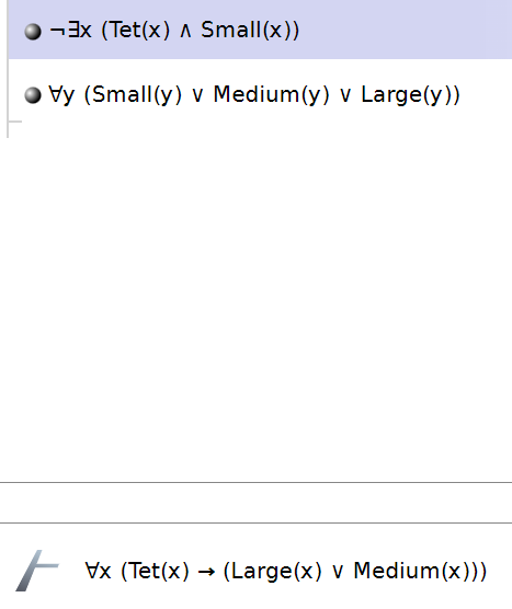 I am stuck with creating a formal proof for this