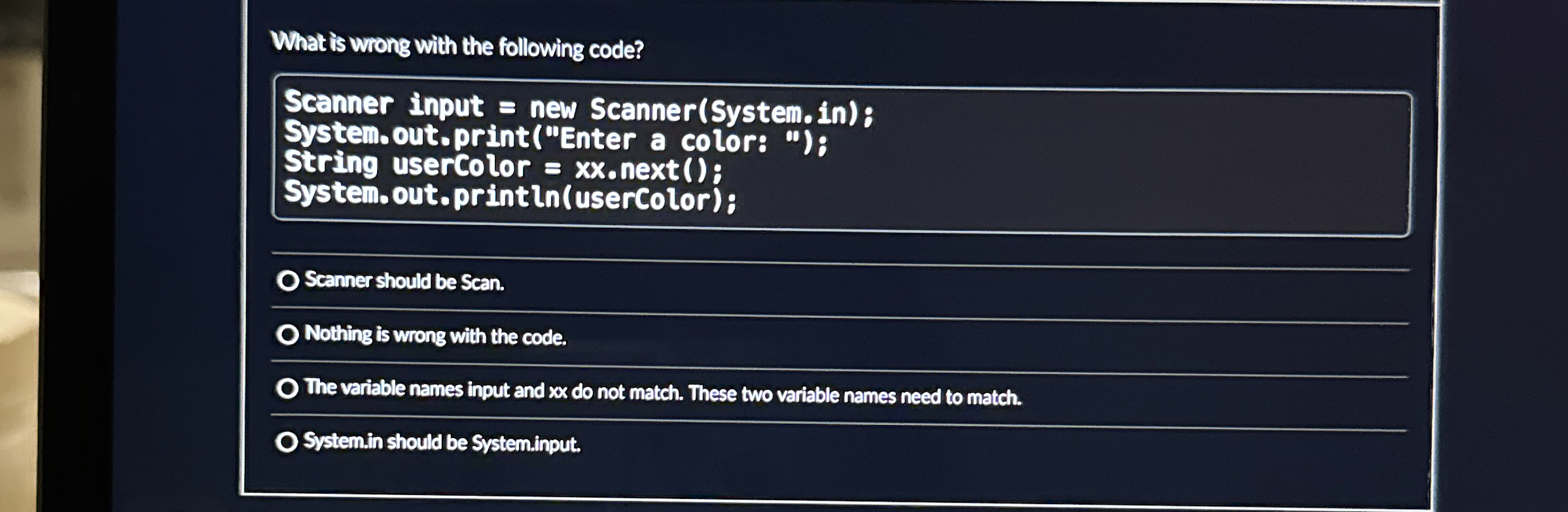 ( Tor F ) This is a valid statement: System _ out