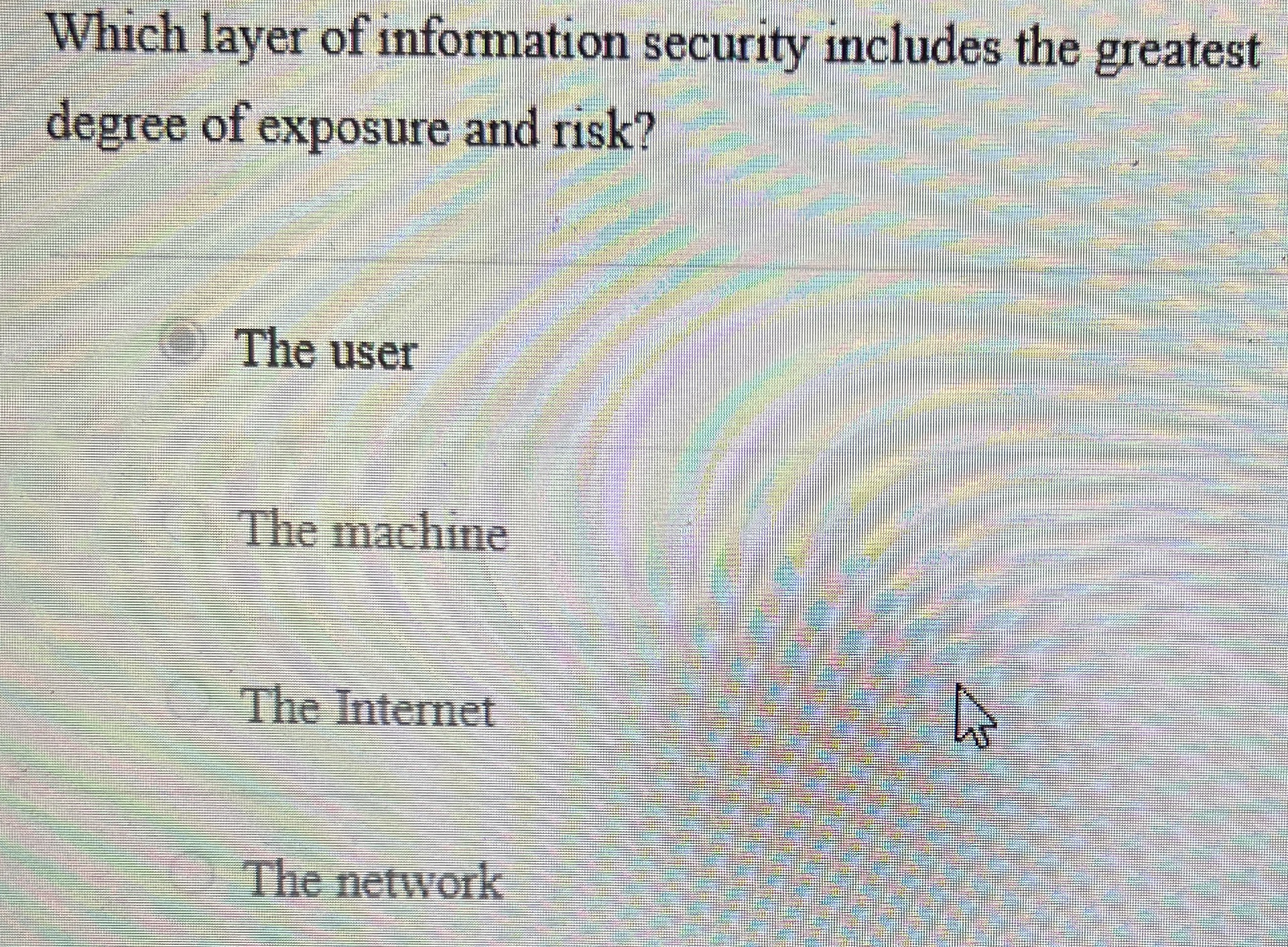 Which layer of information security includes the