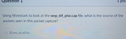 Using Wireshark to look at the wep _ 6 4 _ ptw .