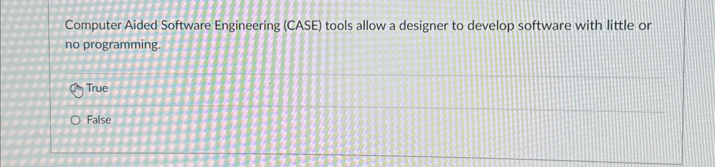 Computer Aided Software Engineering ( CASE )