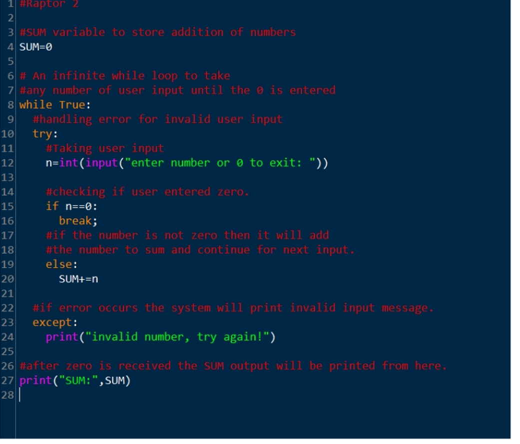 I need this in Raptor flowchart format please.