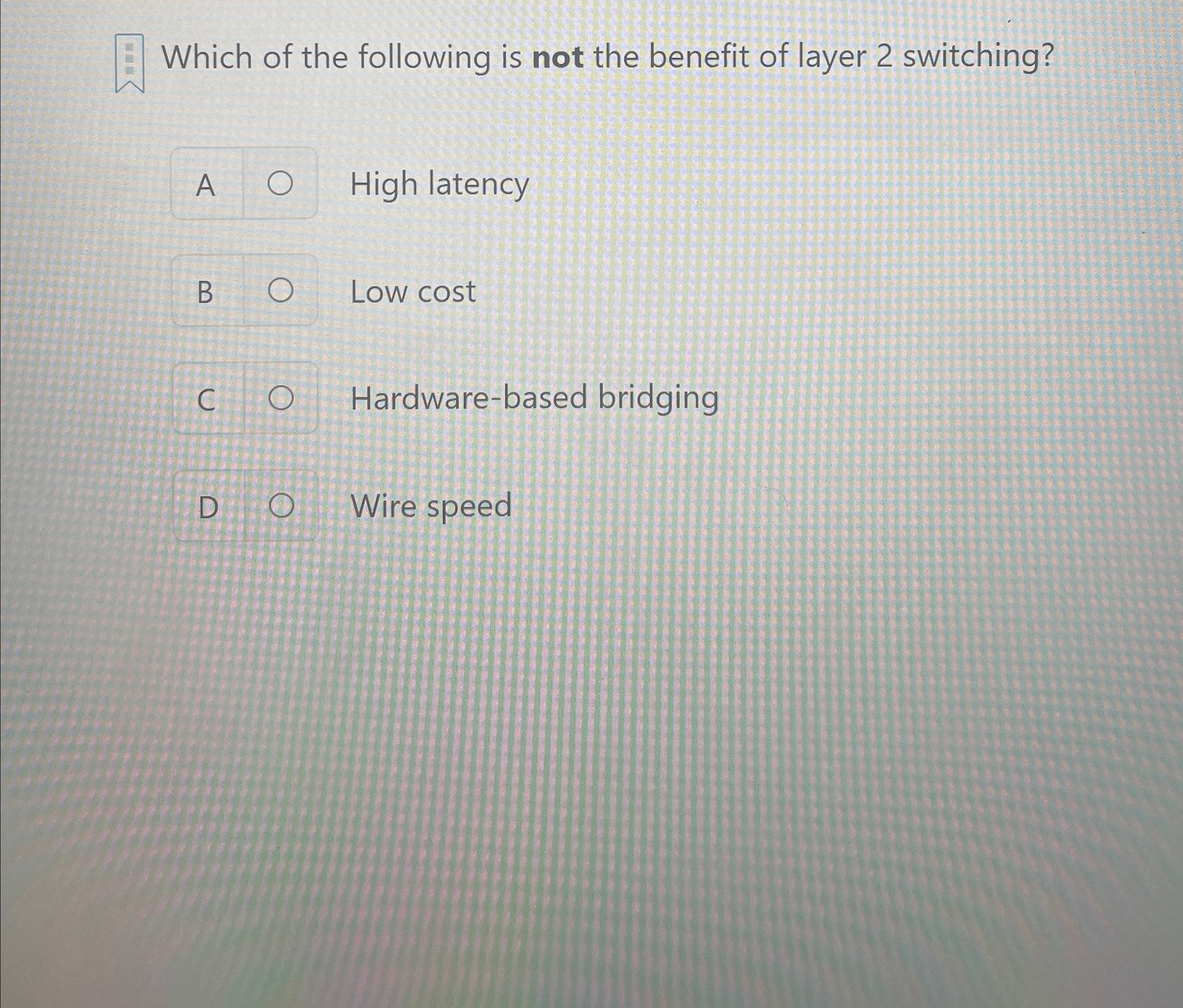 Which of the following is not the benefit of
