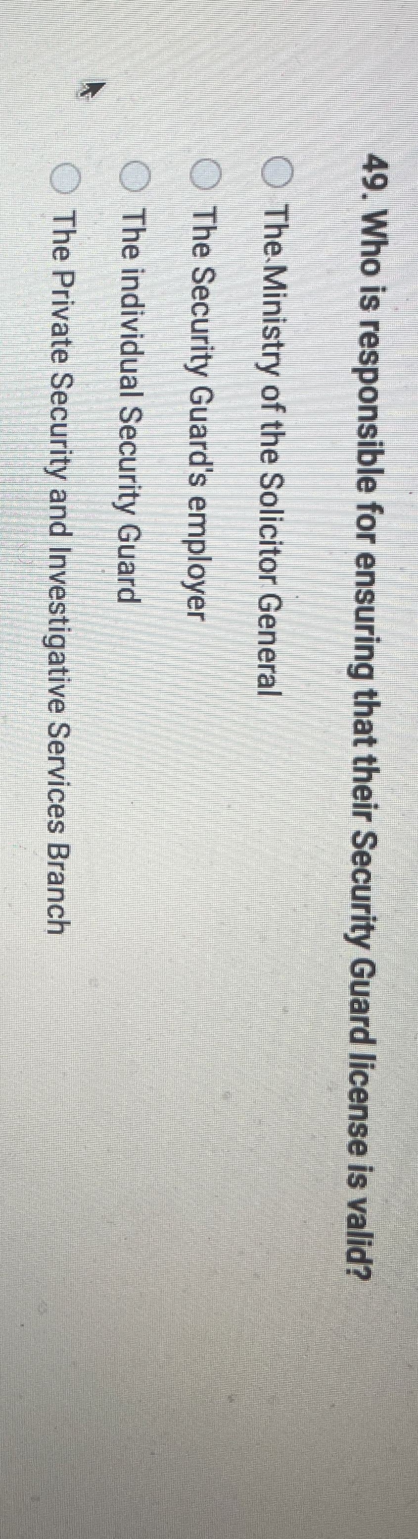 Who is responsible for ensuring that their