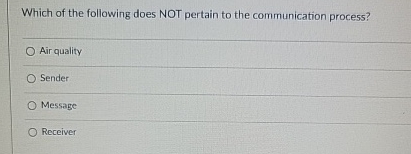 Which of the following does NOT pertain to the