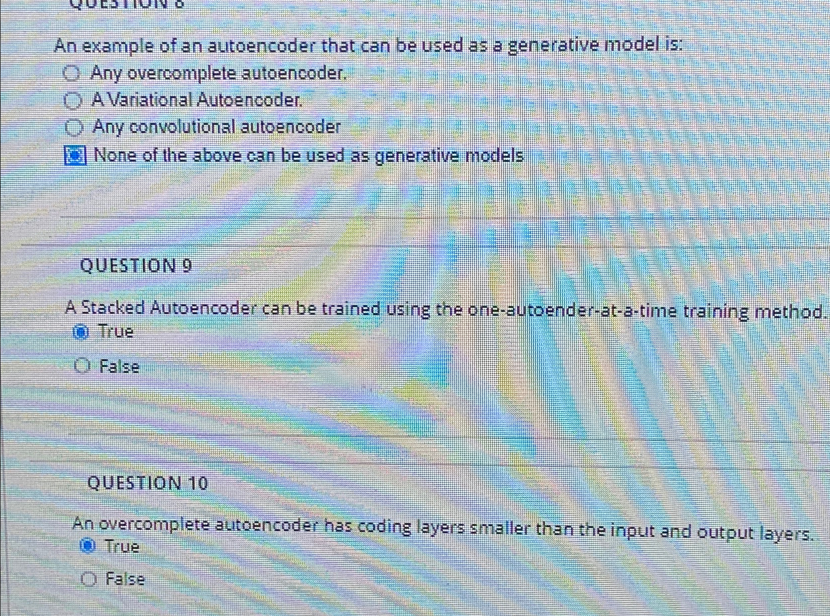 An example of an autoencoder that can be used as