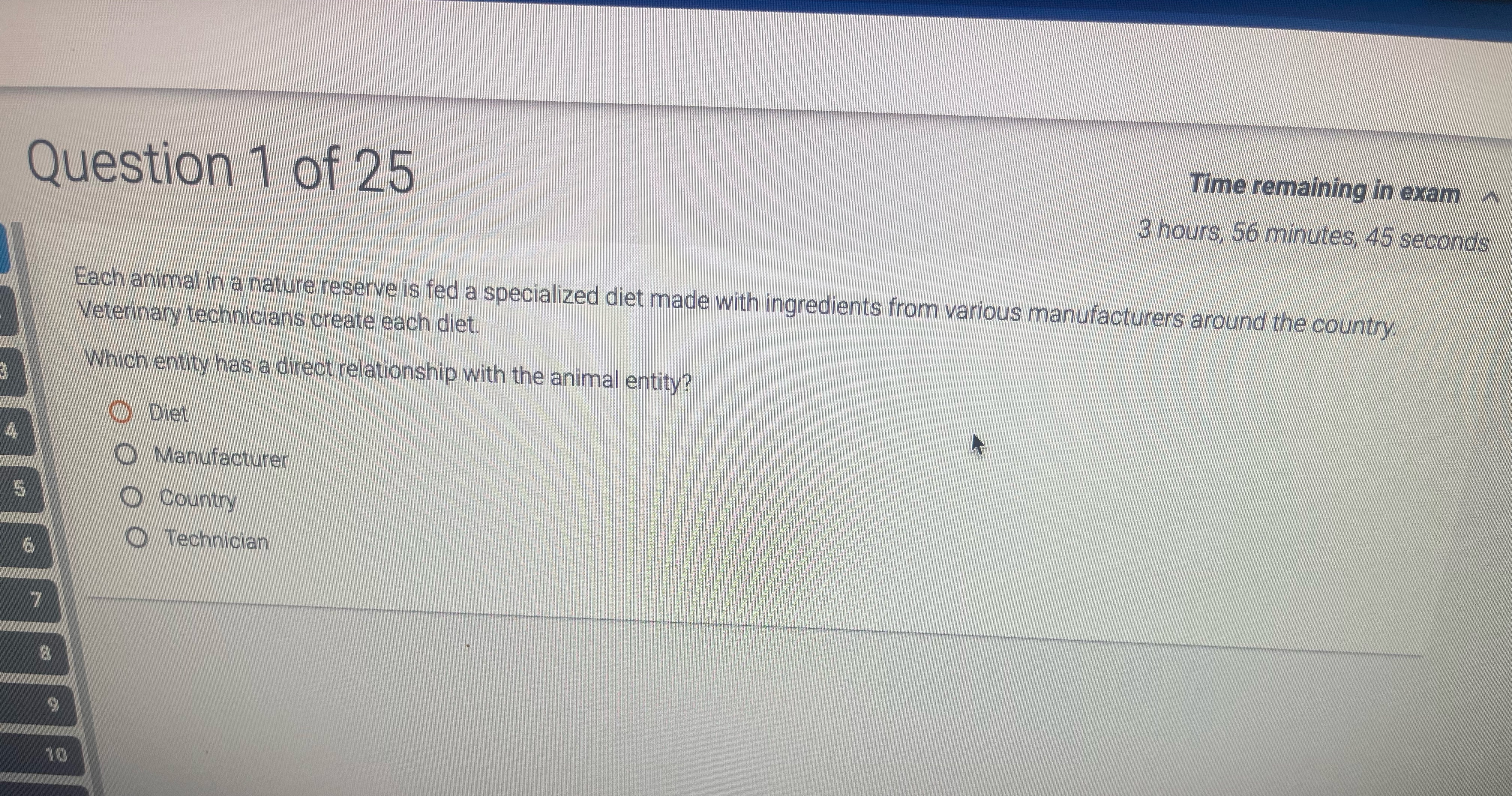 Each animal in a nature reserve is fed a