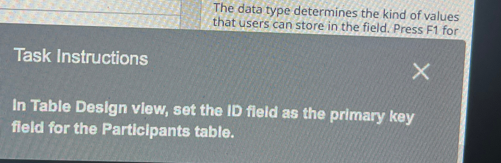 The data type determines the kind of values that
