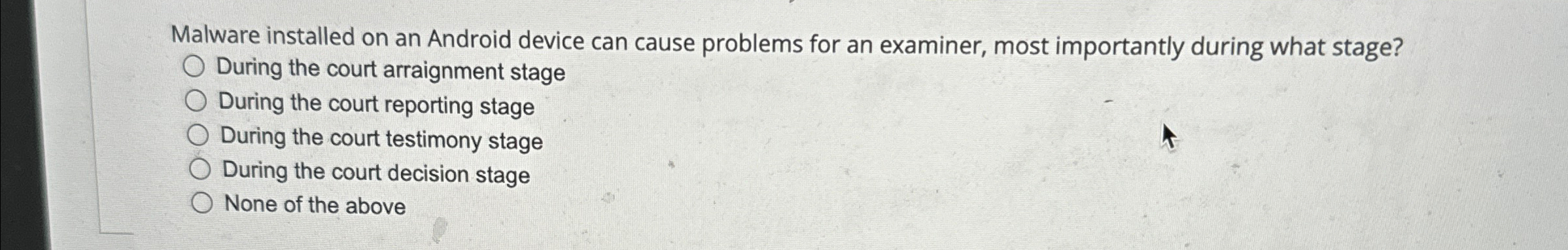 Malware installed on an Android device can cause