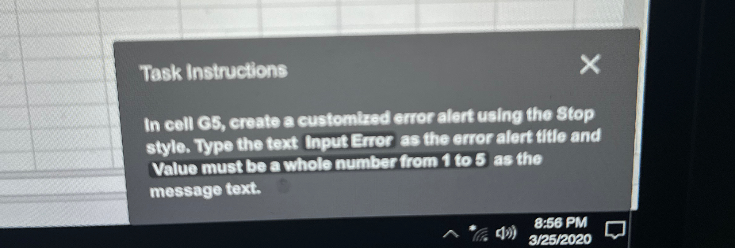 Task Instructions In coll C 5 , create a