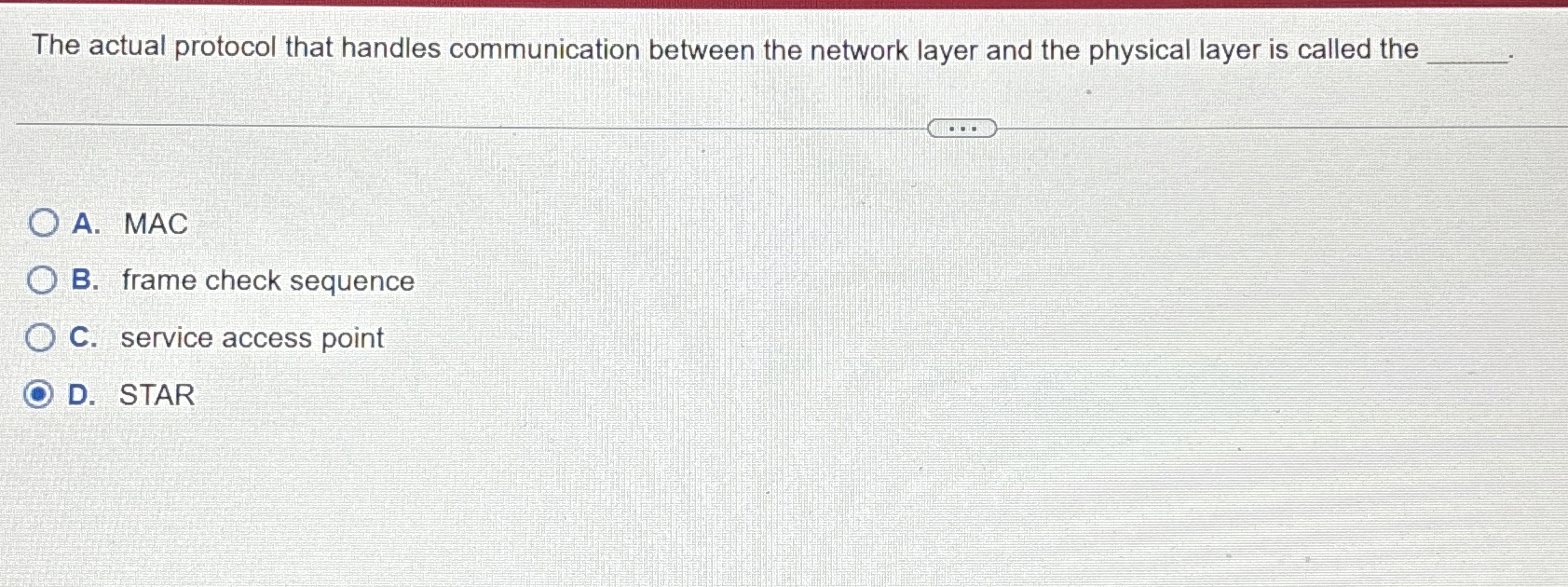 The actual protocol that handles communication