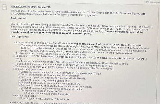 1 : An Bookmar Use filezilla to Transfer Files
