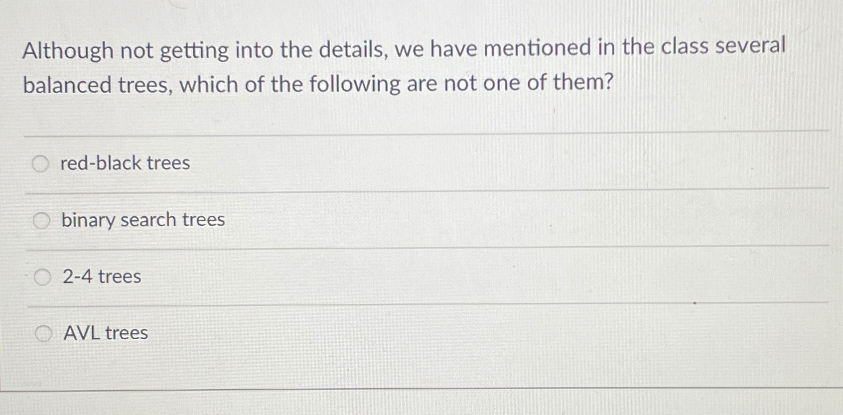 Although not getting into the details, we have