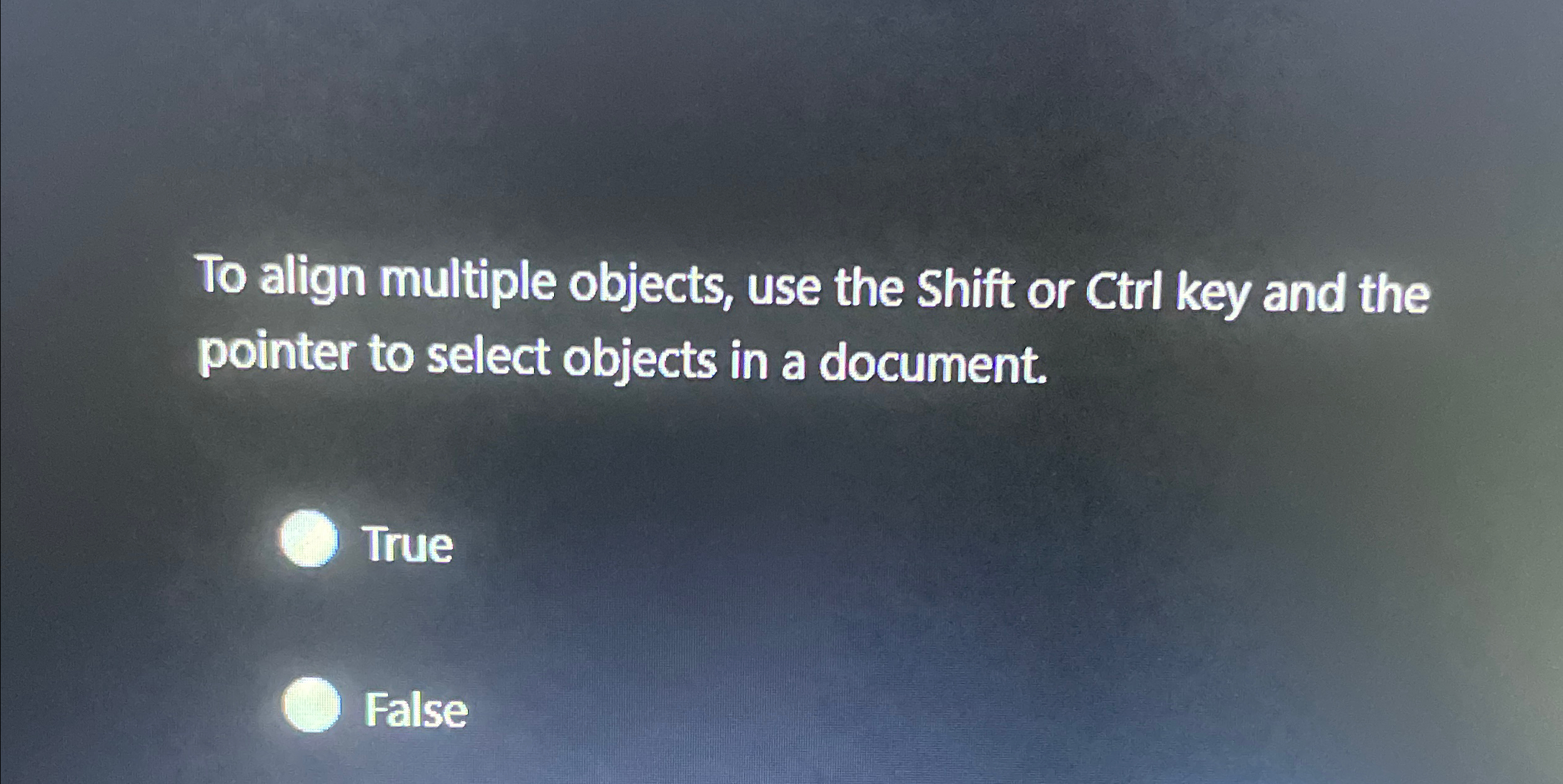 To align multiple objects, use the Shift or Ctrl