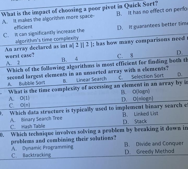What is the impact of choosing a poor pivot in