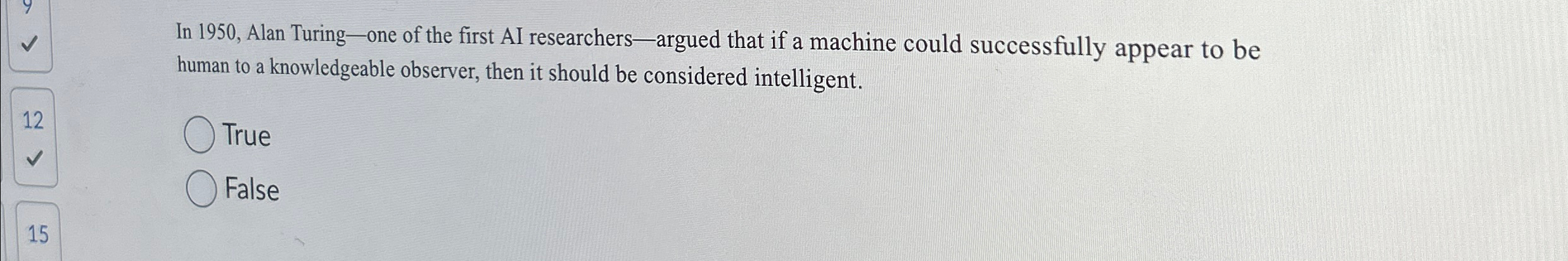 In 1 9 5 0 , Alan Turing - one of the first AI
