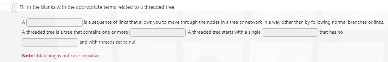Fill in the blanks with the appropriate terms