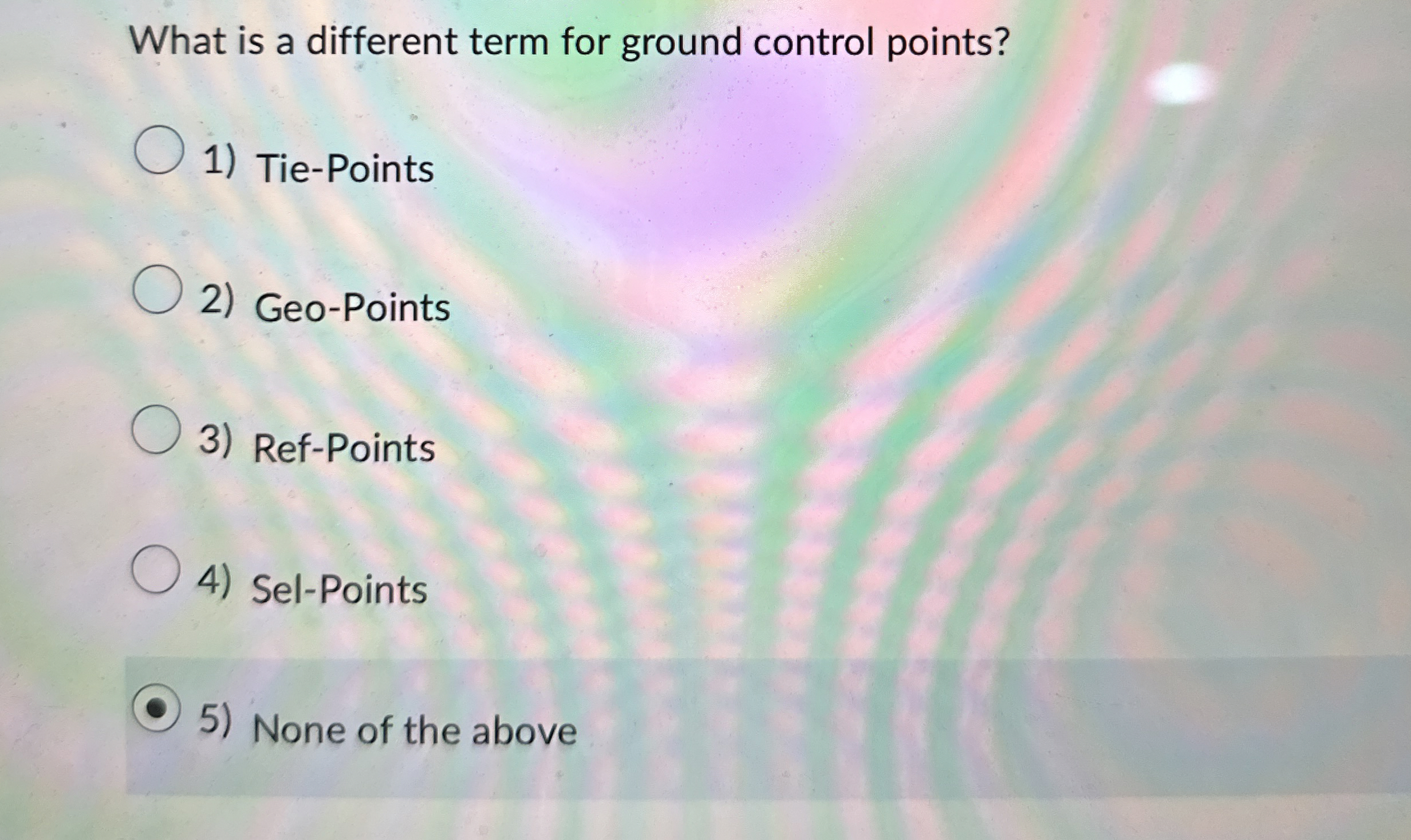 What is a different term for ground control