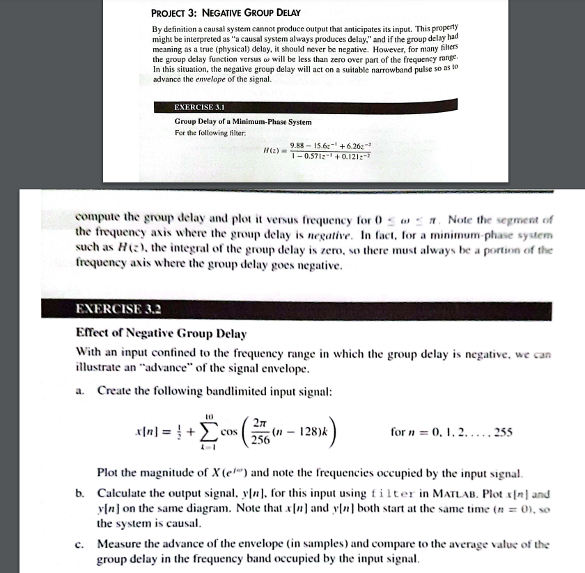 Please complete each exercise, including graph