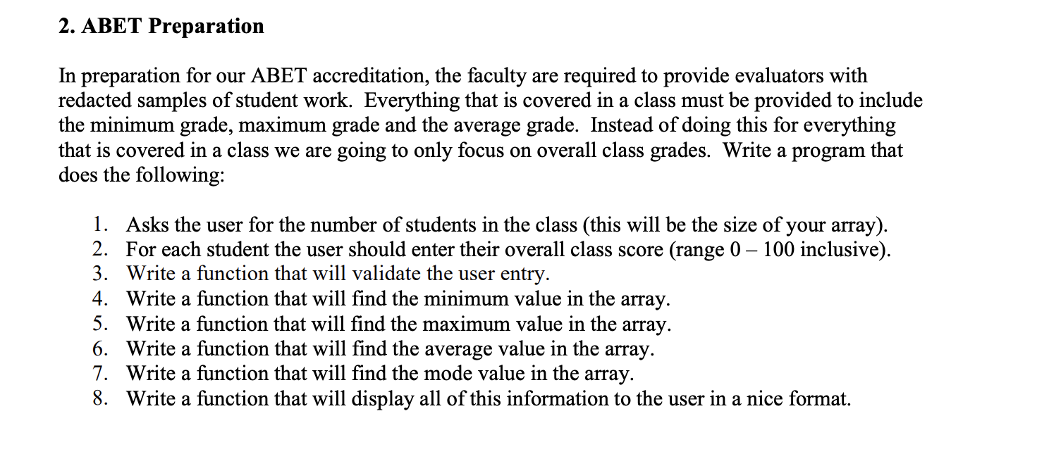 Take my c + + code and have it fit the parameters