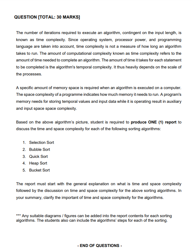 REPORT CONTENT [ 4 0 MARKS ] : Introduction: