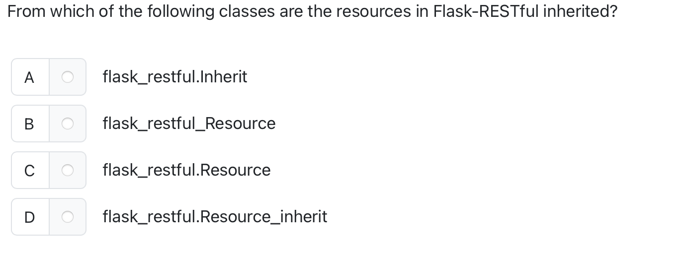From which of the following classes are the