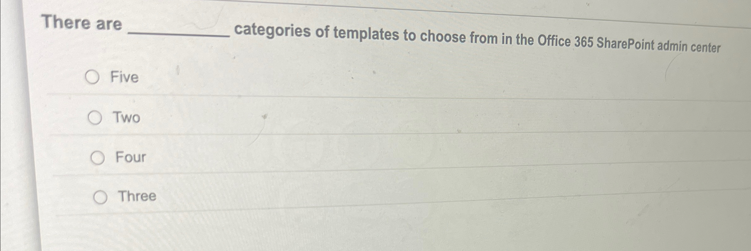 There are categories of templates to choose from
