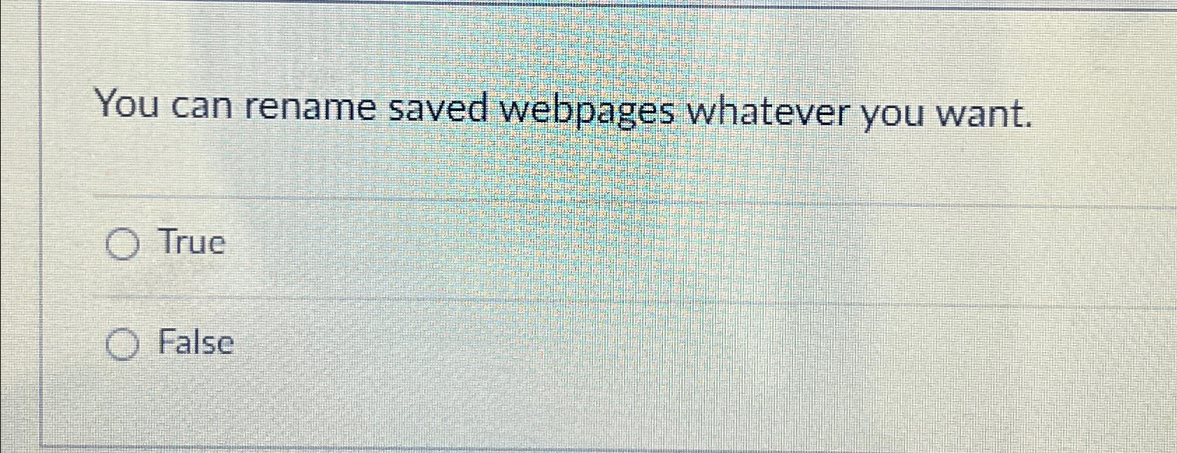 You can rename saved webpages whatever you want.