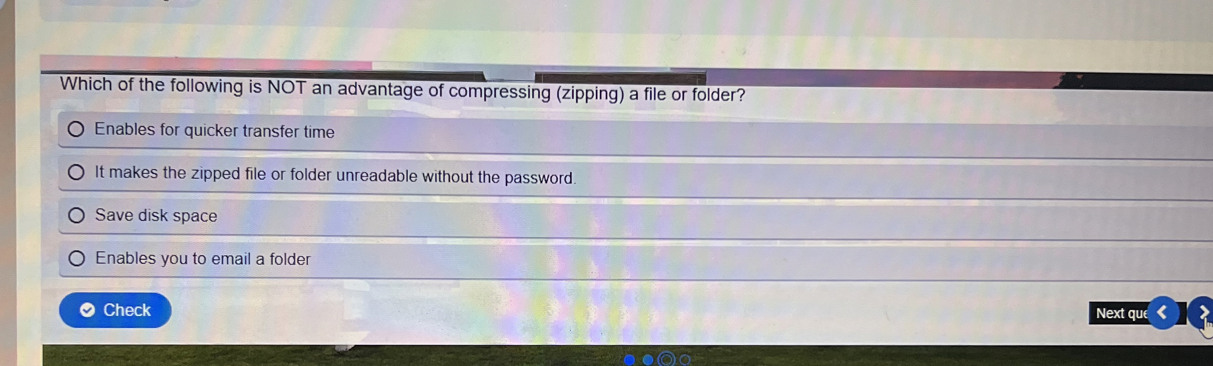 Which of the following is NOT an advantage of