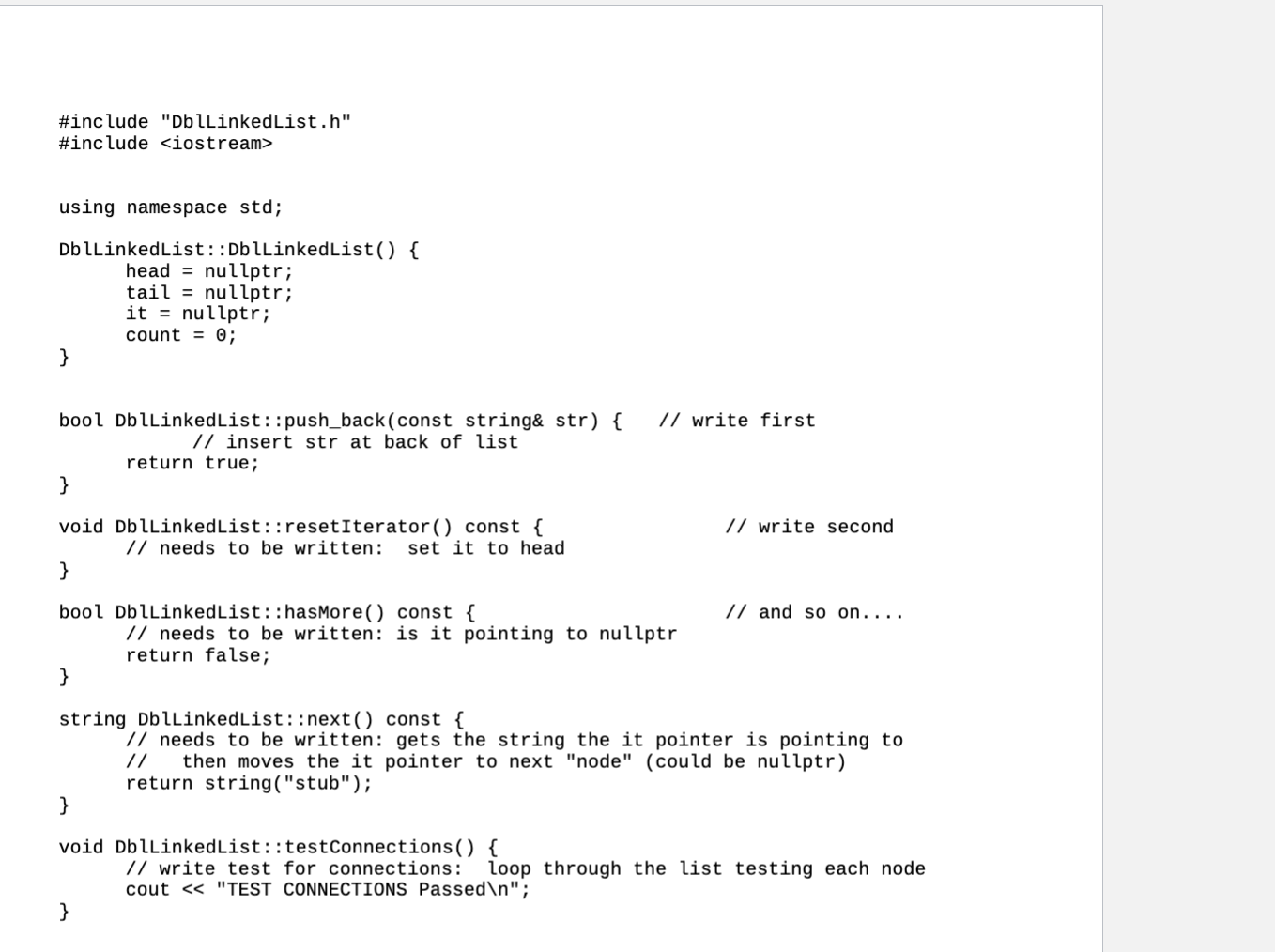 More practice with Class creation, Pointers, and
