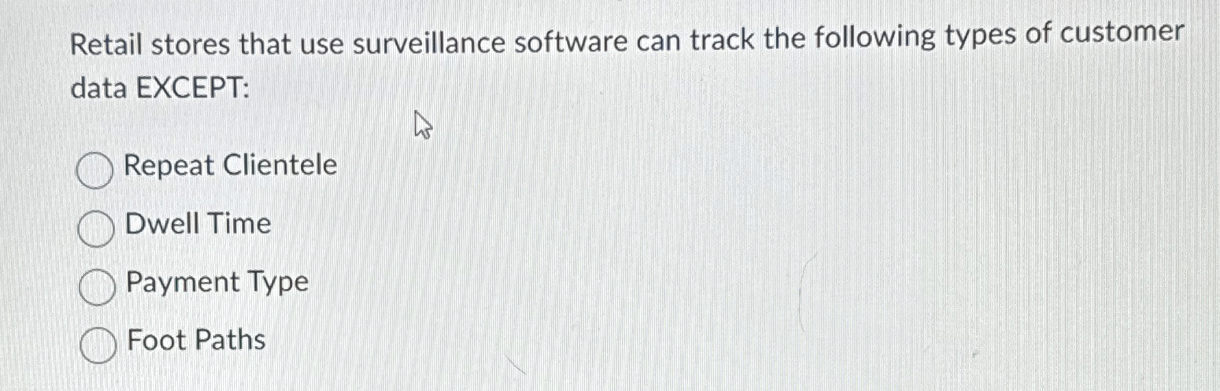 Retail stores that use surveillance software can
