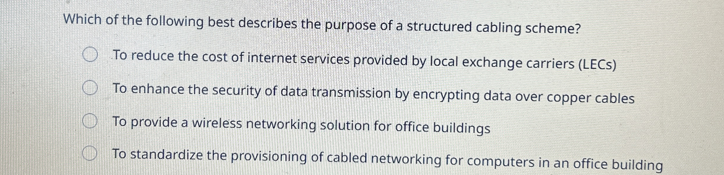 Which of the following best describes the purpose