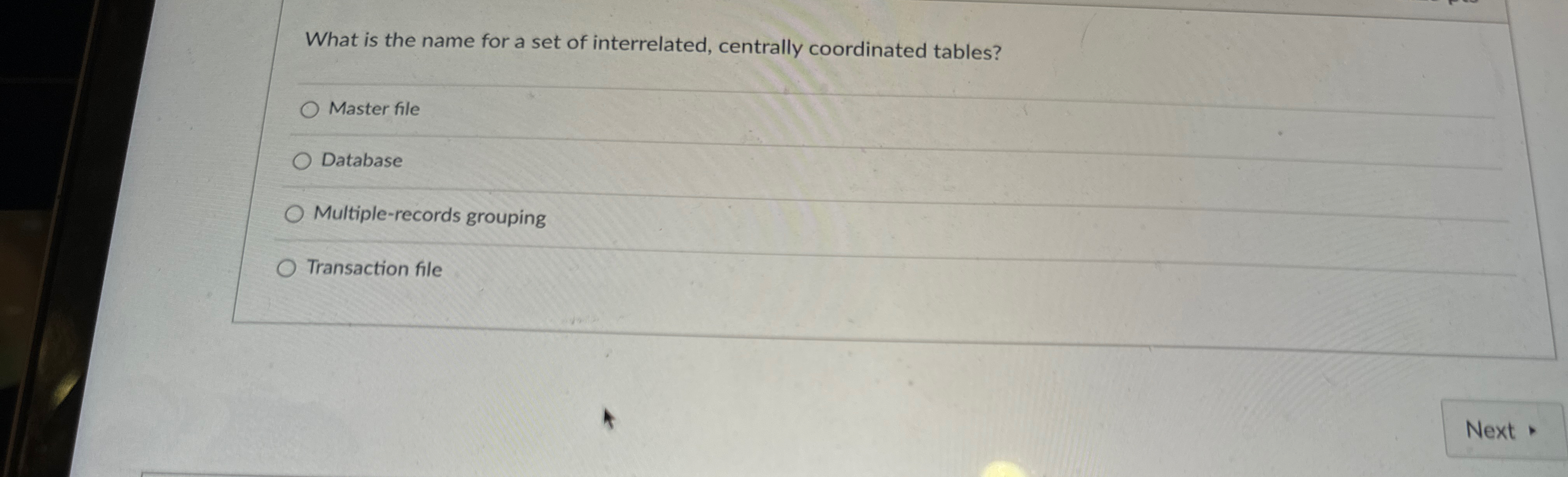 What is the name for a set of interrelated,