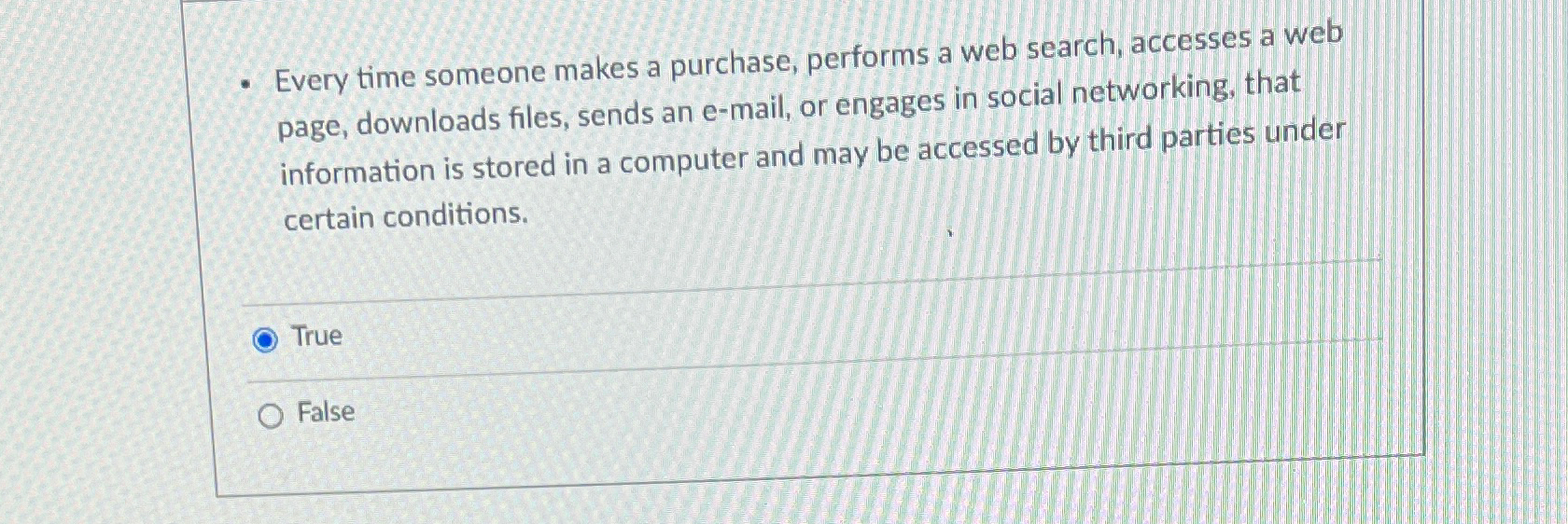 Every time someone makes a purchase, performs a