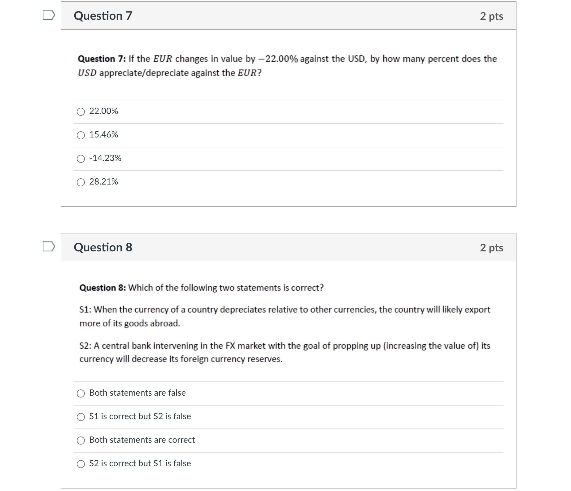 Please see below D Question 7 2 pts Question 7: