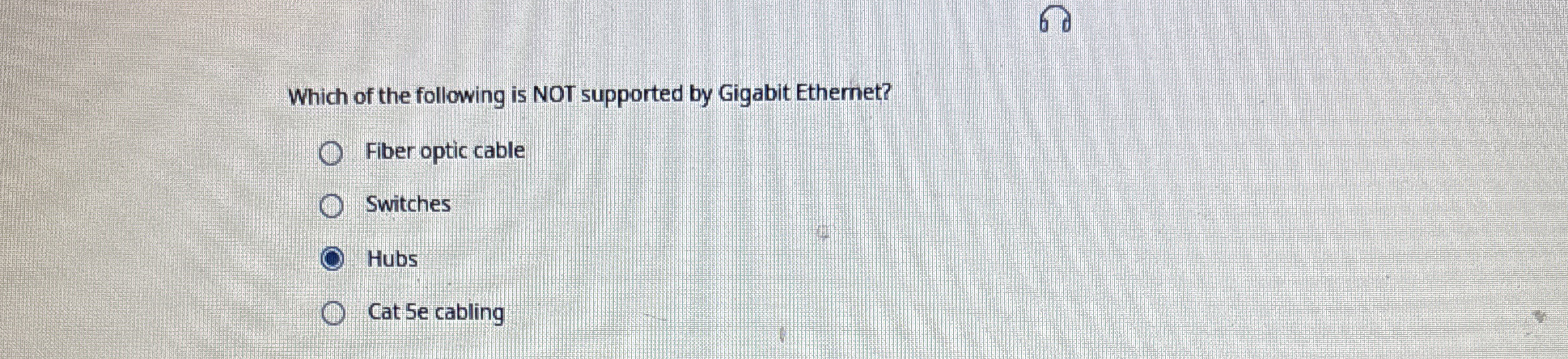 Which of the following is NOT supported by