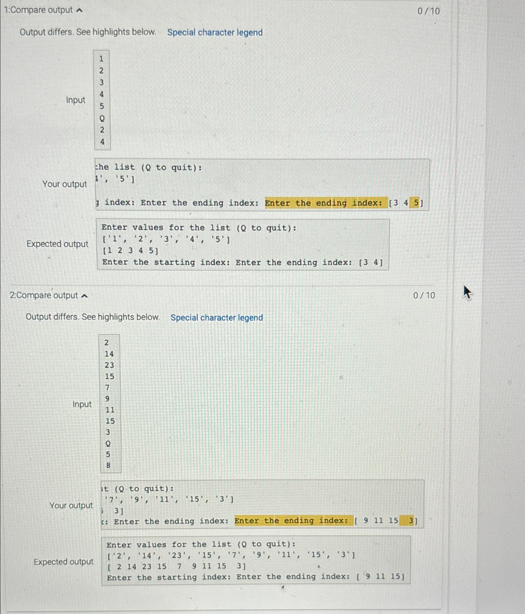 9 . 1 2 NumPy: Slicing arrays Write a program to
