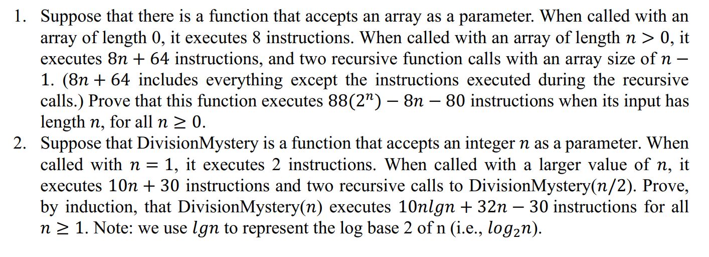 Suppose that there is a function that accepts an