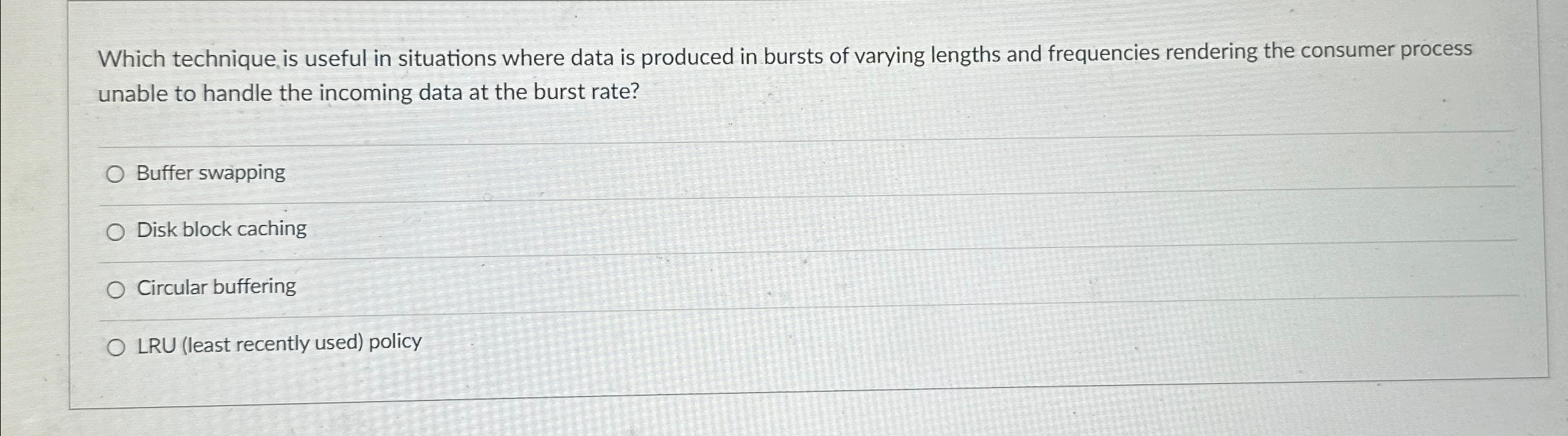 Which technique, is useful in situations where