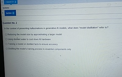 Eenal E 1 1 Sections Question No , 2 In the