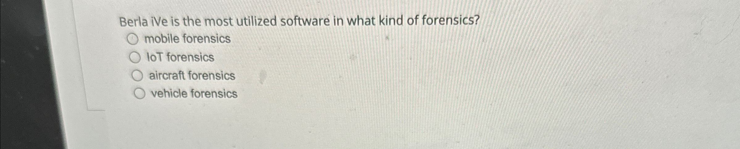 Berla ive is the most utilized software in what