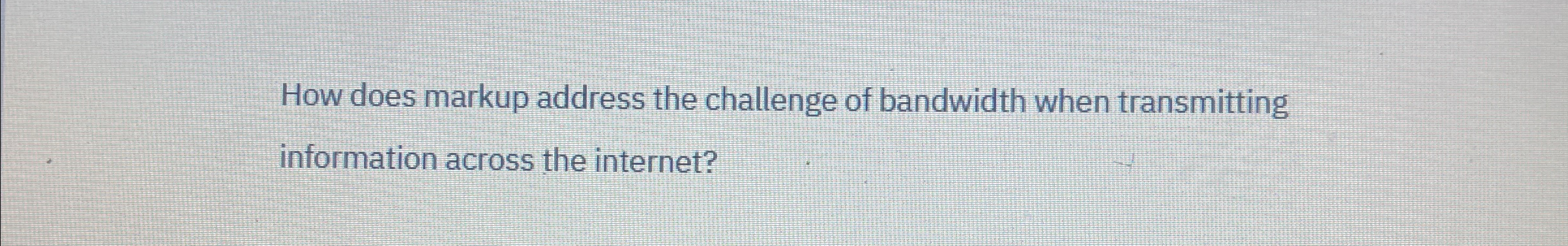 How does markup address the challenge of