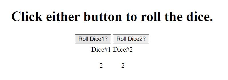 Design a simple game that uses two dice ( each