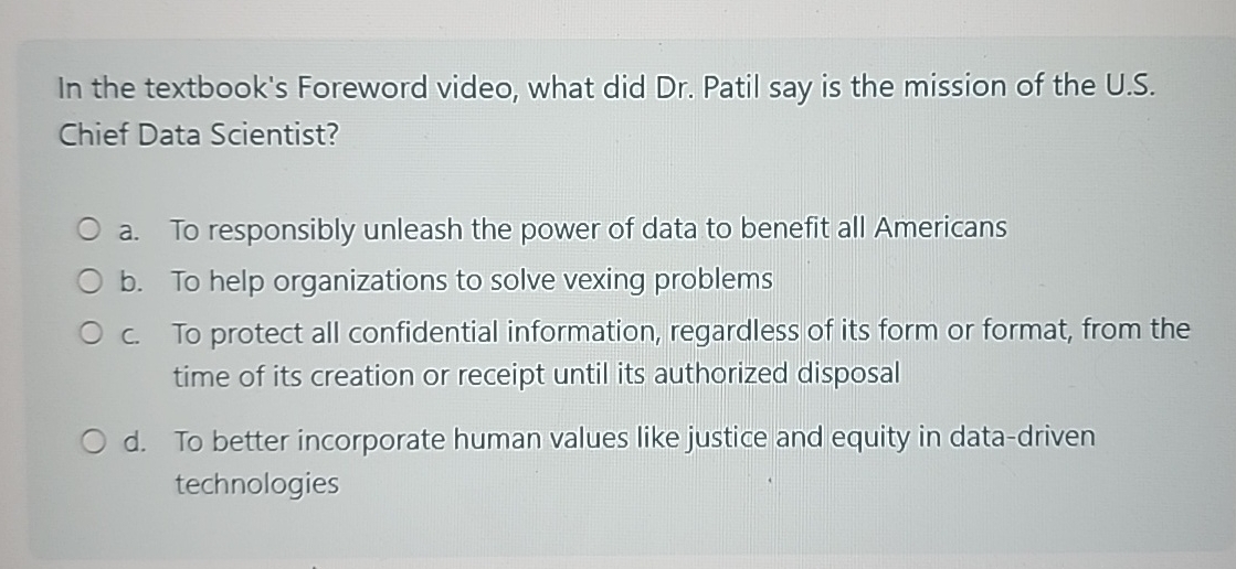 In the textbook's Foreword video, what did Dr .